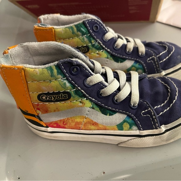 Vans Kids Sneakers - Blue, Yellow, Multicolor good shoe for playing - Picture 1 of 3